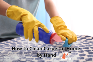 How to Clean Carpet at Home by Hand