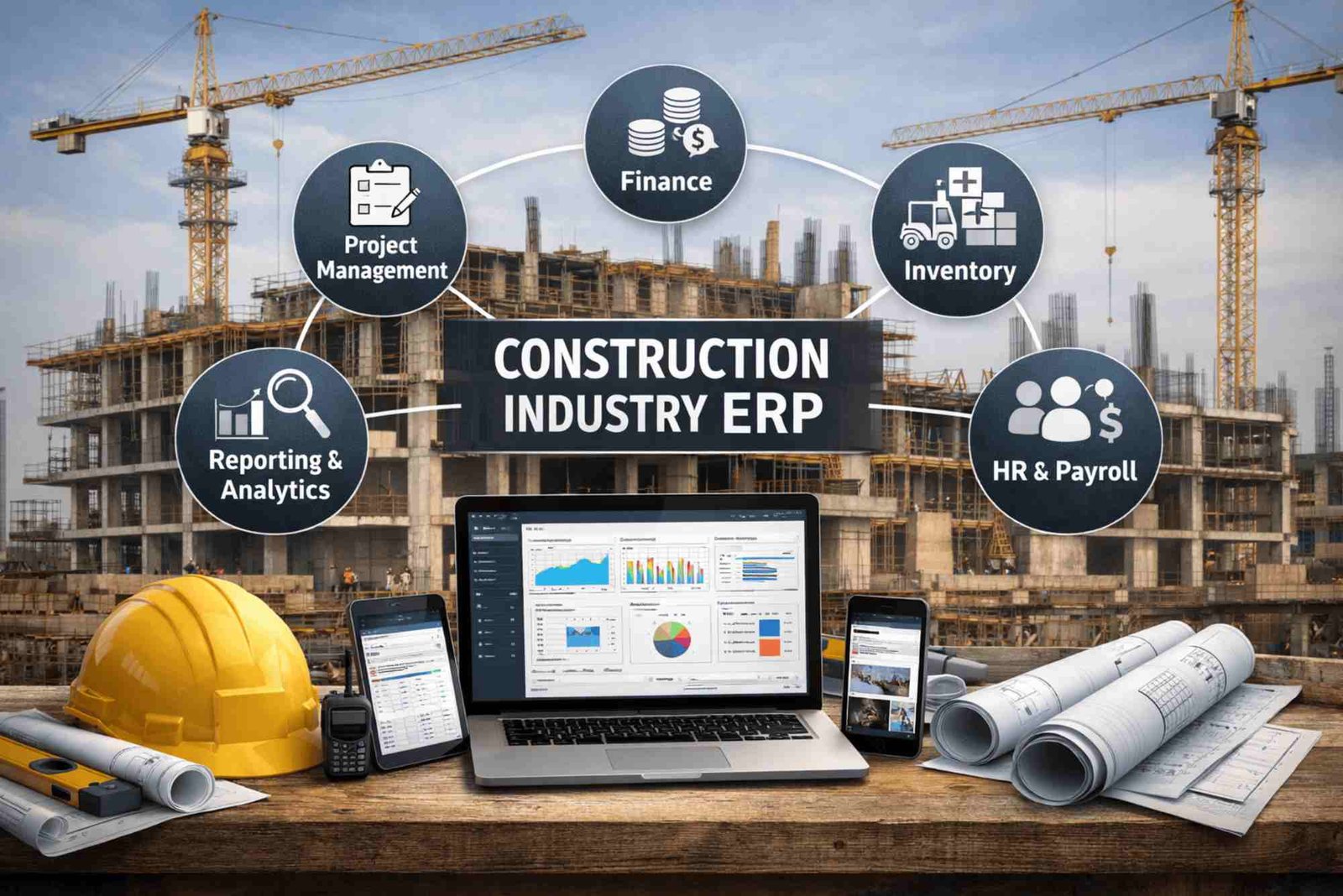 How Construction ERP Systems Improve Project Visibility and Control